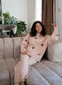 Snuggs women winter Knit pajama Nude